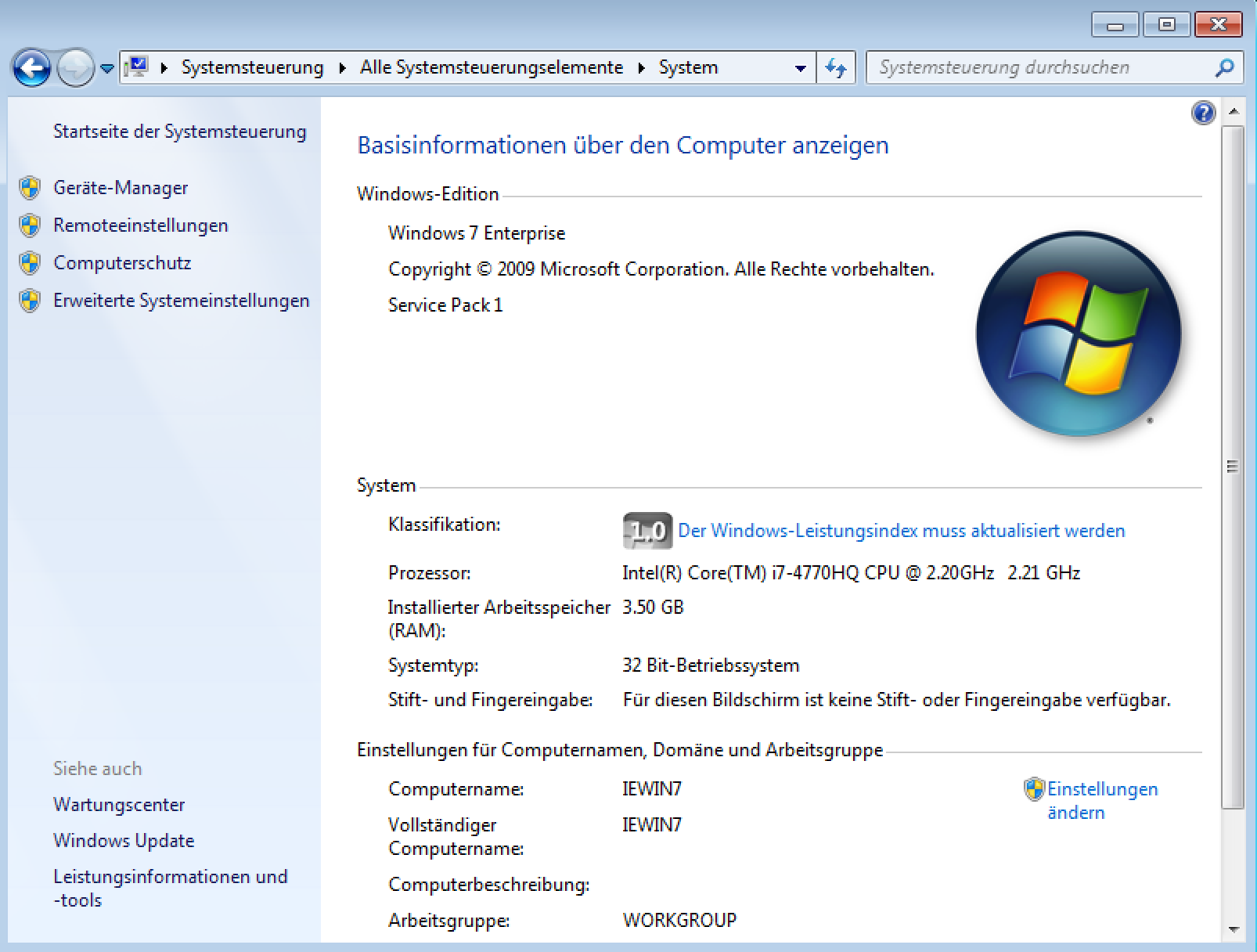 Windows 7 Unterstützung beendet - es informatik erich suter